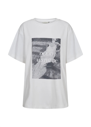 Muse oversized ocean tee Bright White Copenhagen Muse 